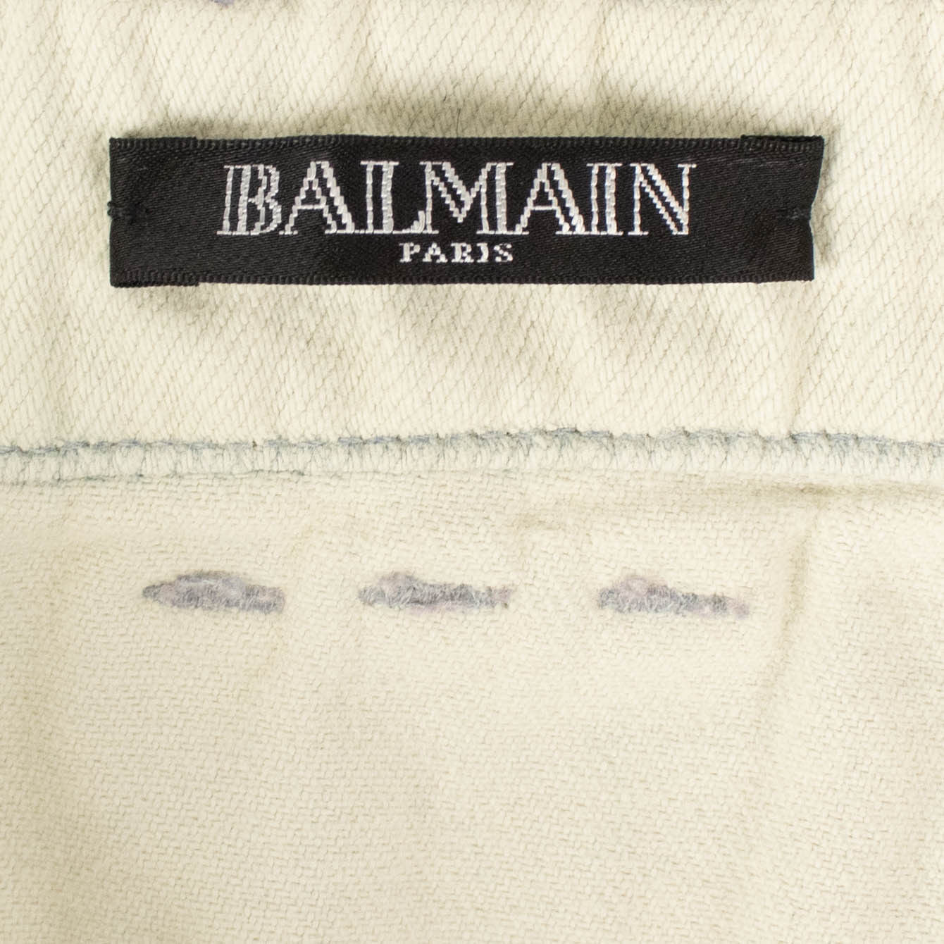 Light Blue Bleached Moto Jeans