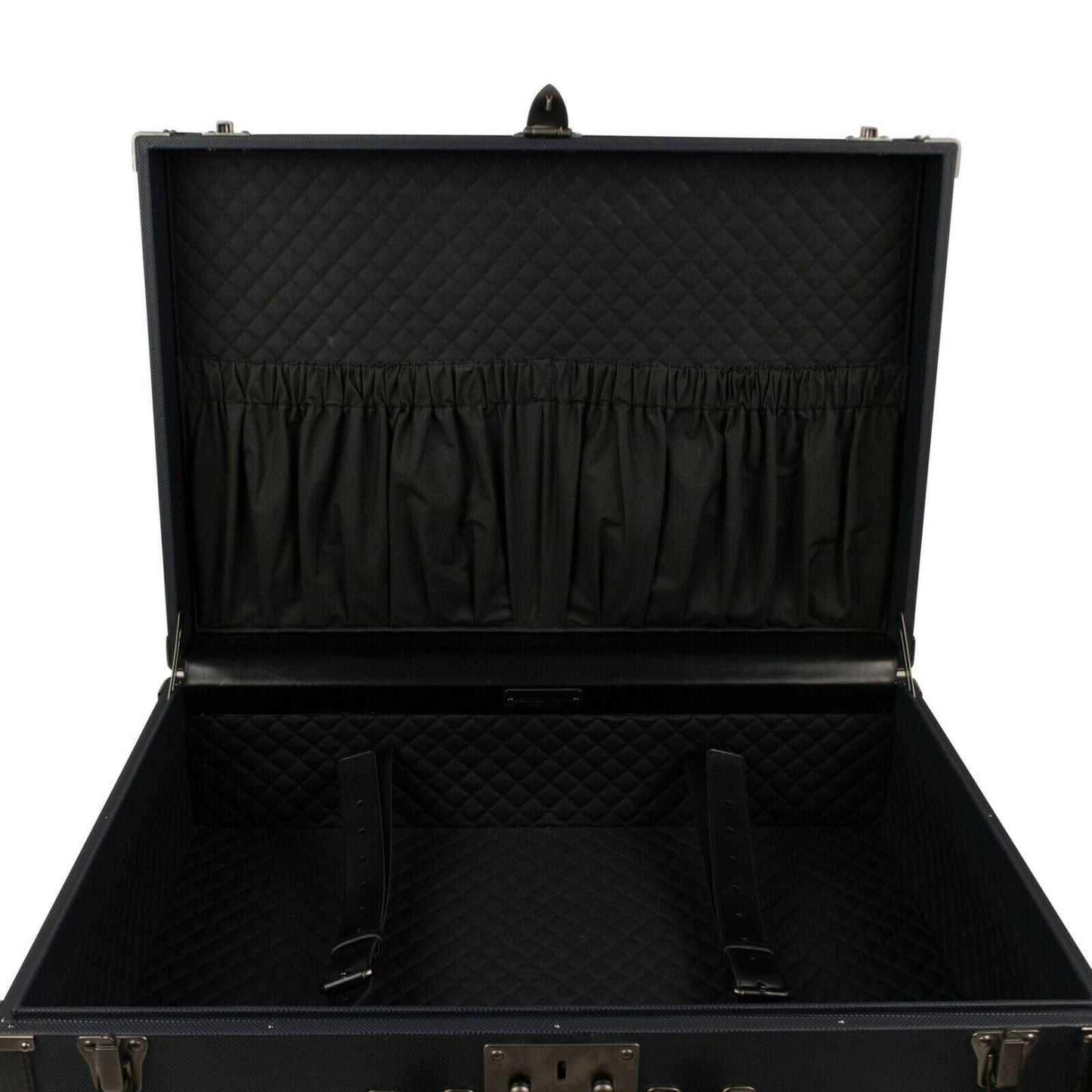 Blue Canvas 'Marco Polo' Hard Suitcase Luggage