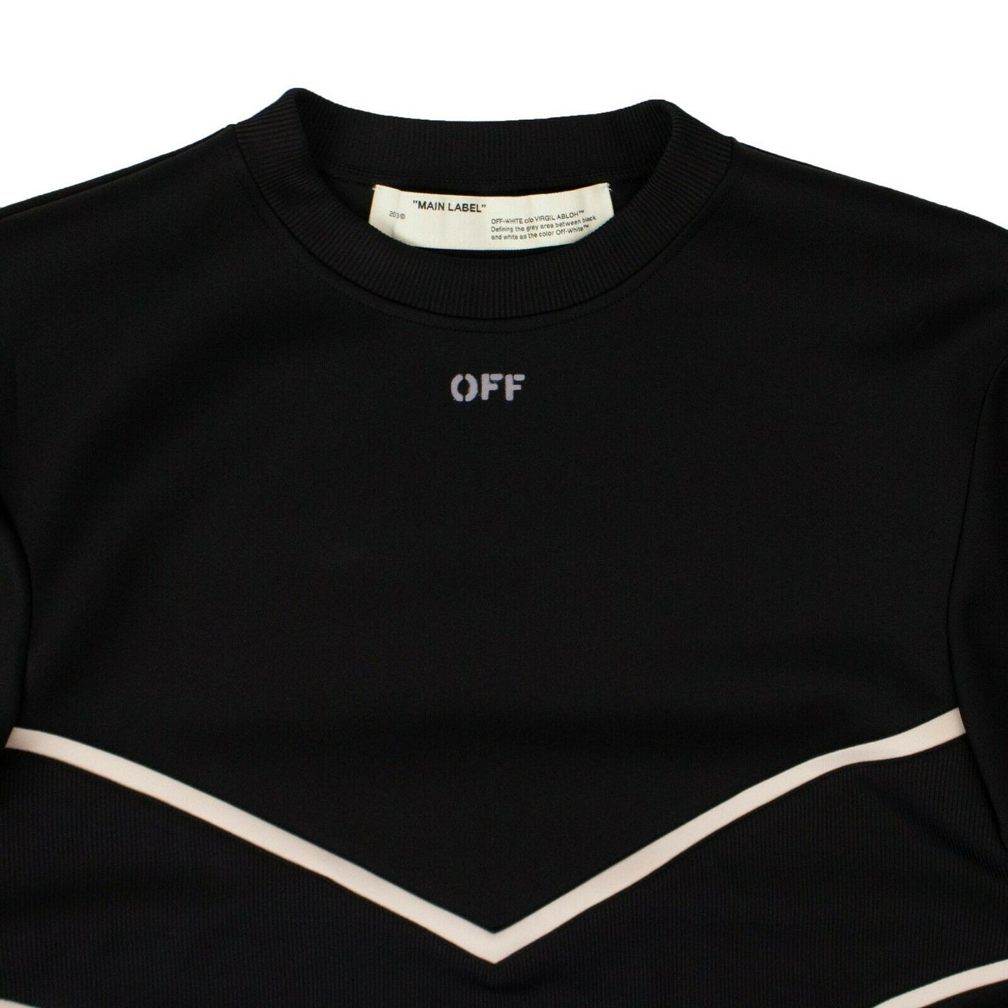 Black Intarsia Short Dress