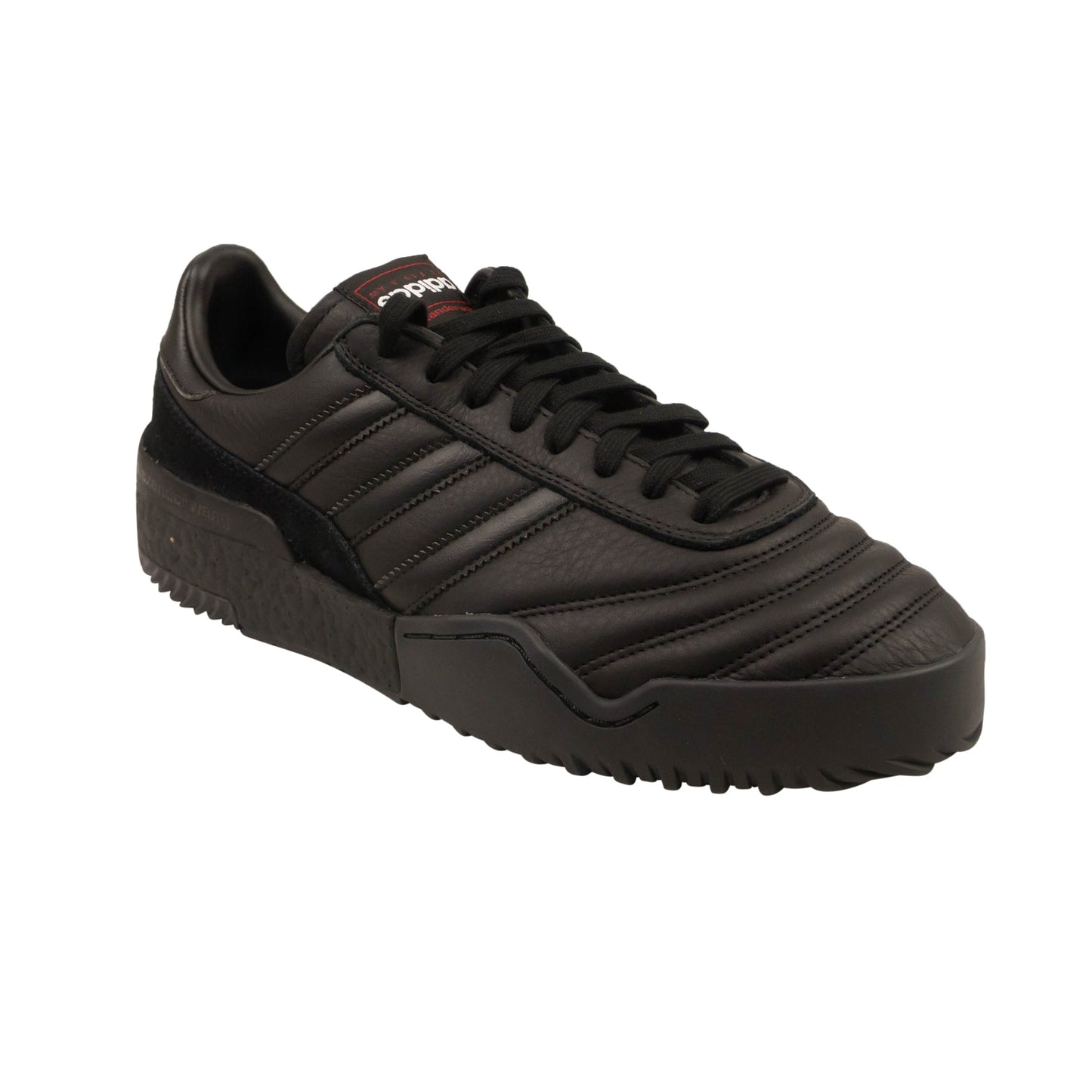 Adidas X ALEXANDER WANG Black Leather BBall Soccer Sneakers