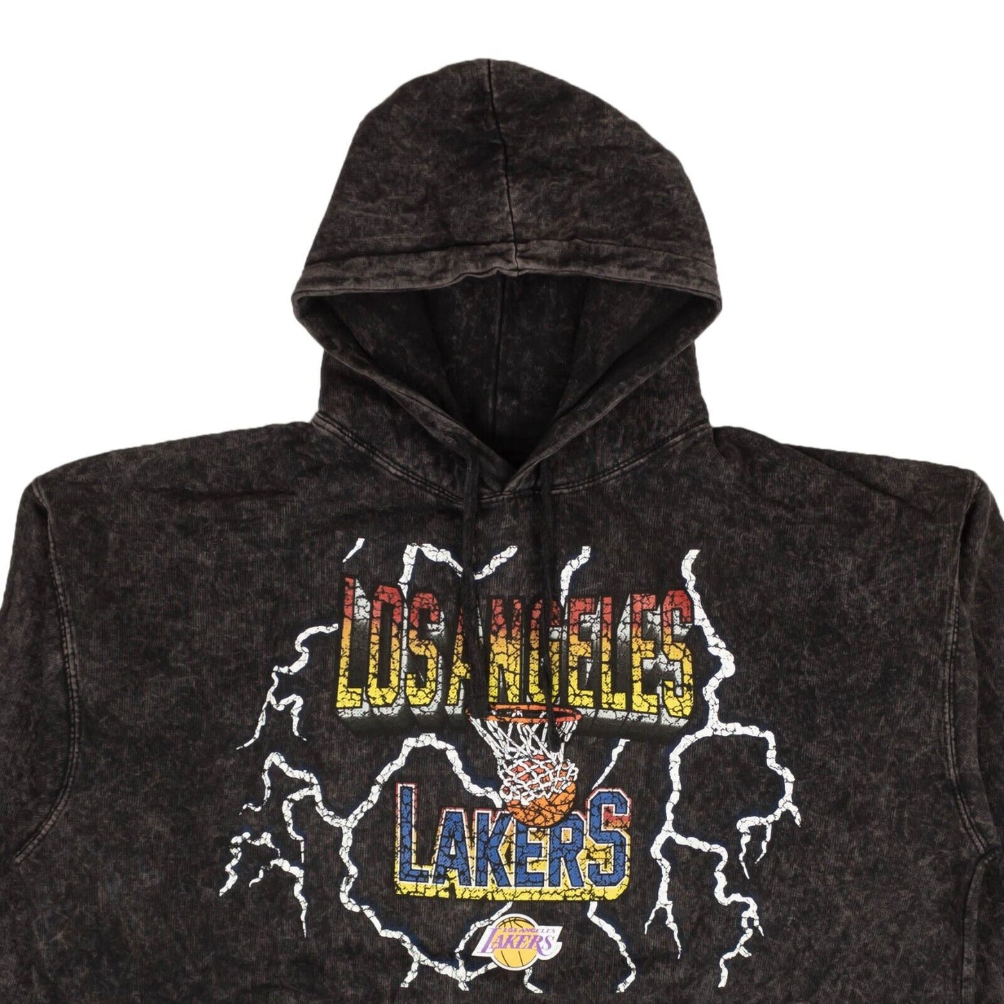 Mitchell & Ness Nba Vintage Lightning Lakers Hoodie - Black