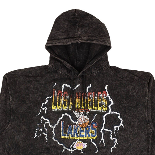 Mitchell & Ness Nba Vintage Lightning Lakers Hoodie - Black
