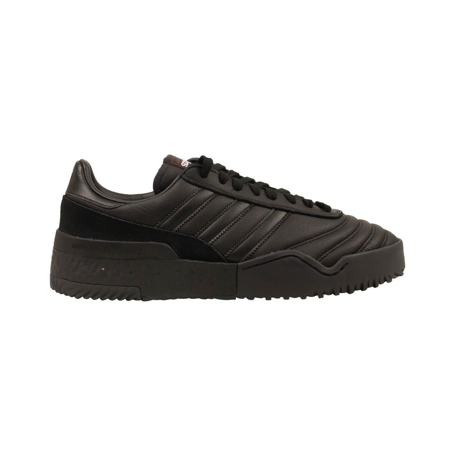Adidas X ALEXANDER WANG Black Leather BBall Soccer Sneakers