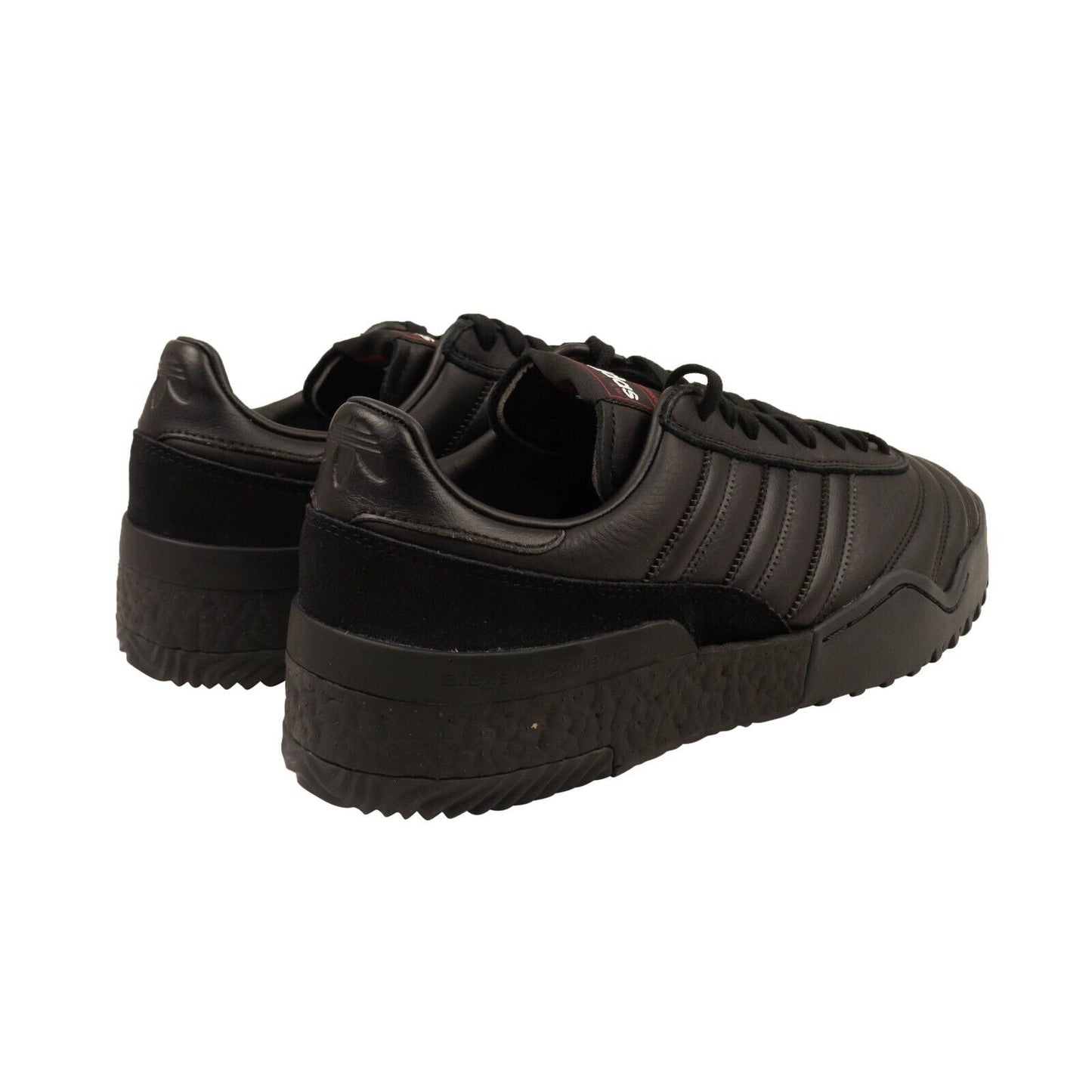 Adidas X ALEXANDER WANG Black Leather BBall Soccer Sneakers
