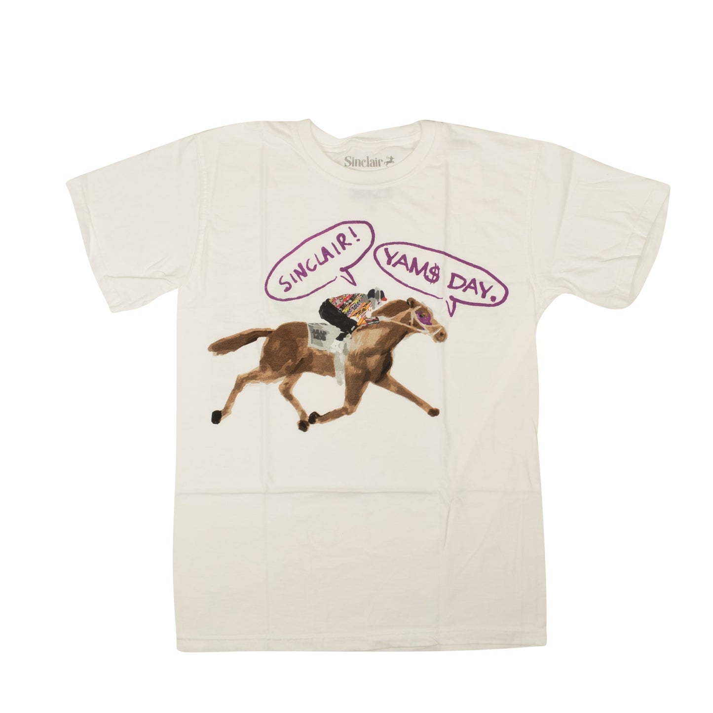 BEACH HORSE WHITE T-SHIRT