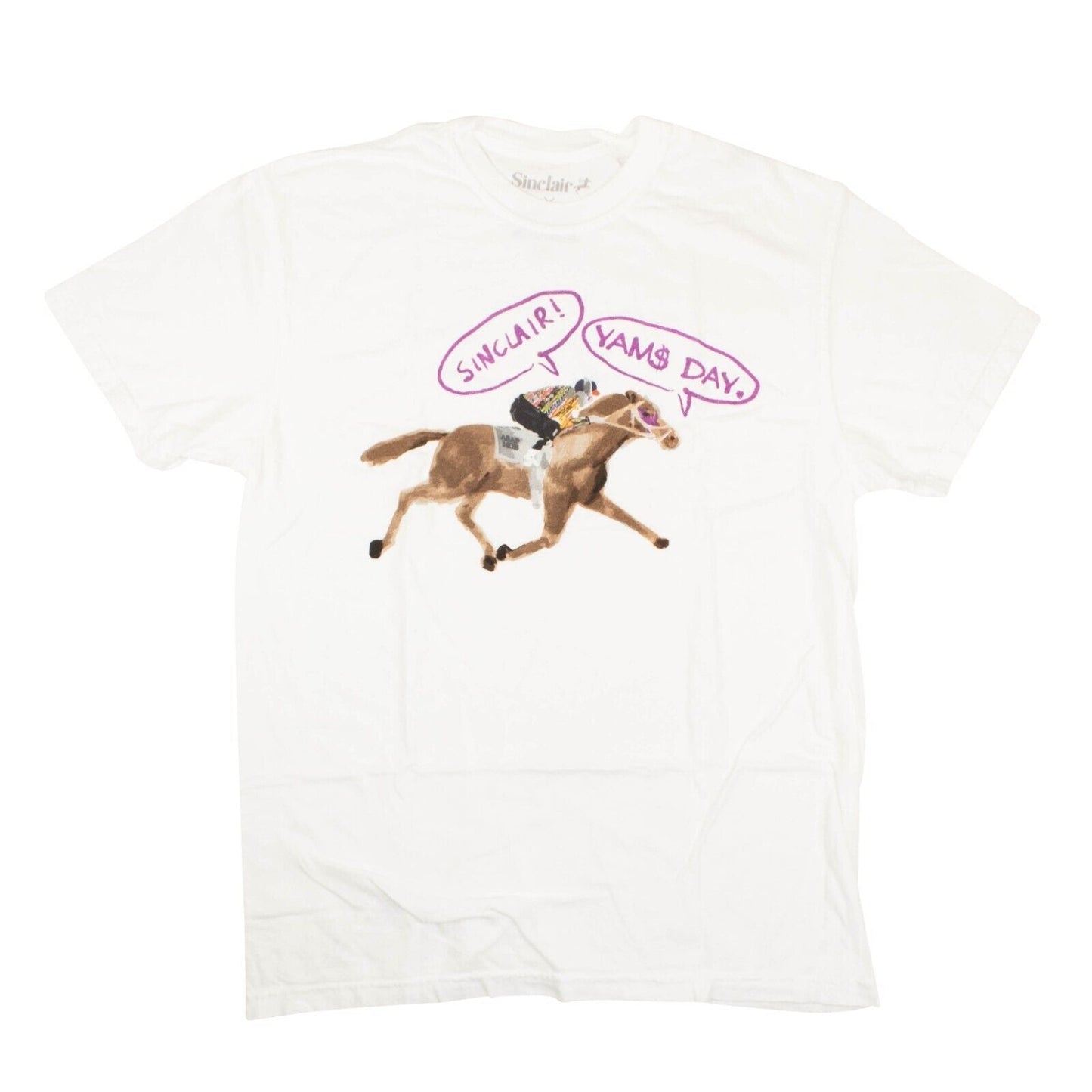 BEACH HORSE WHITE T-SHIRT