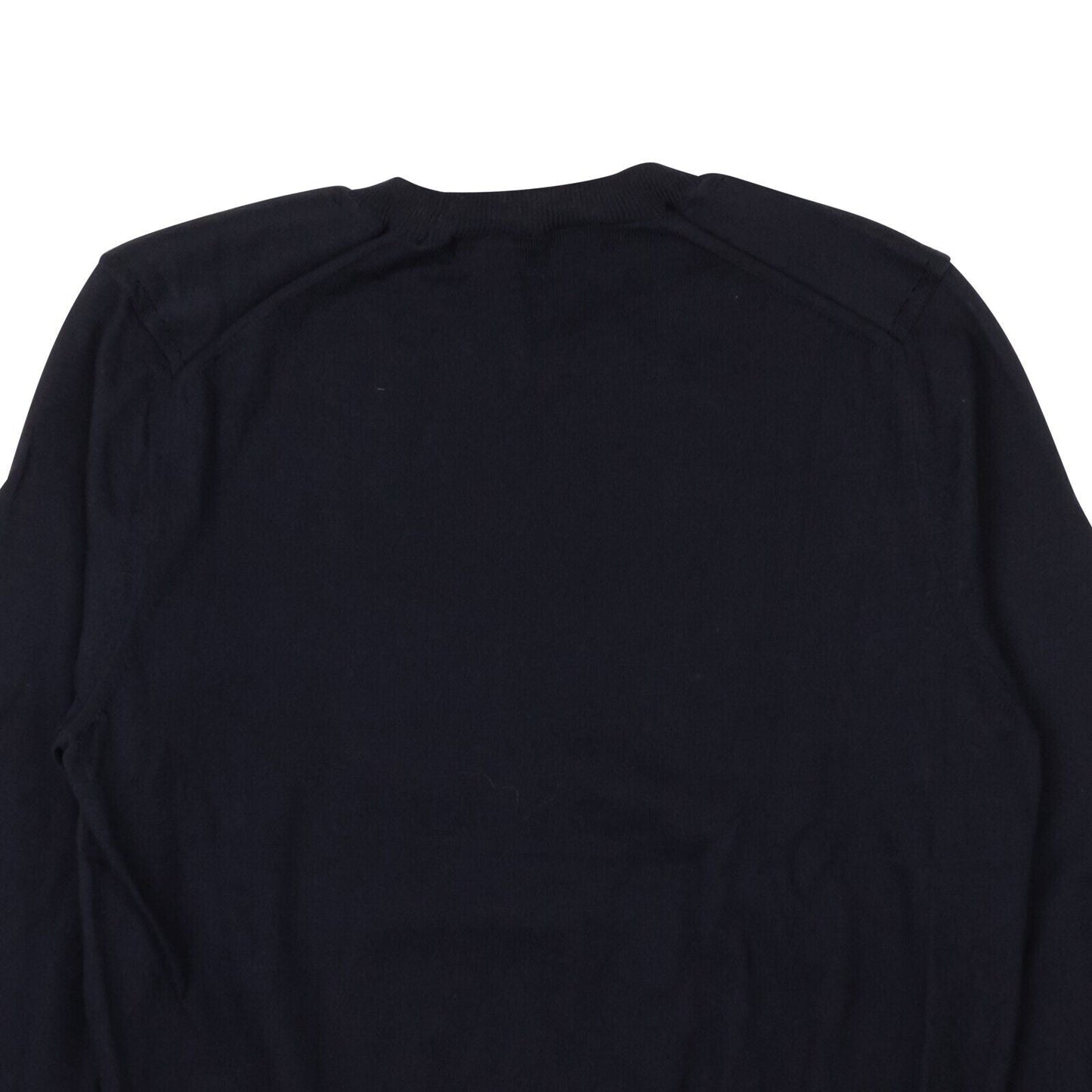 Navy Blue Crewneck Pullover Sweater