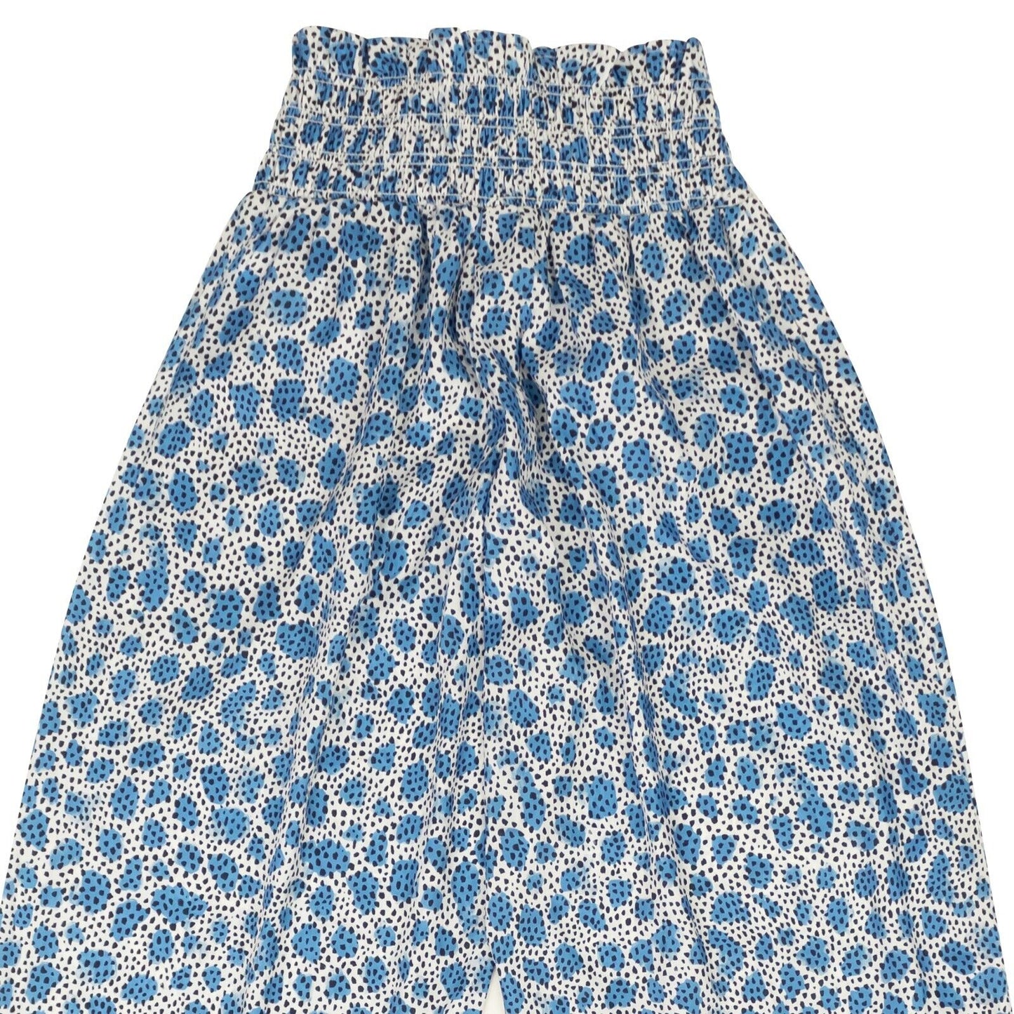 Opening Ceremony Smocked Printed Pull On Pant - Blue/Leopard