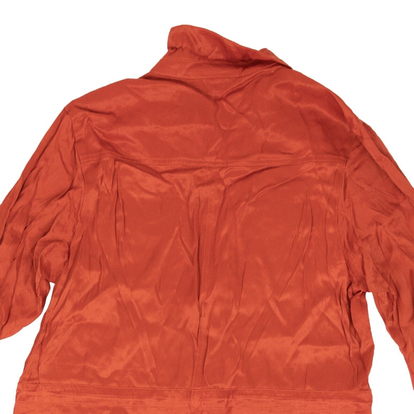 Opening Ceremony Zip Front Jumpsuit - Rust