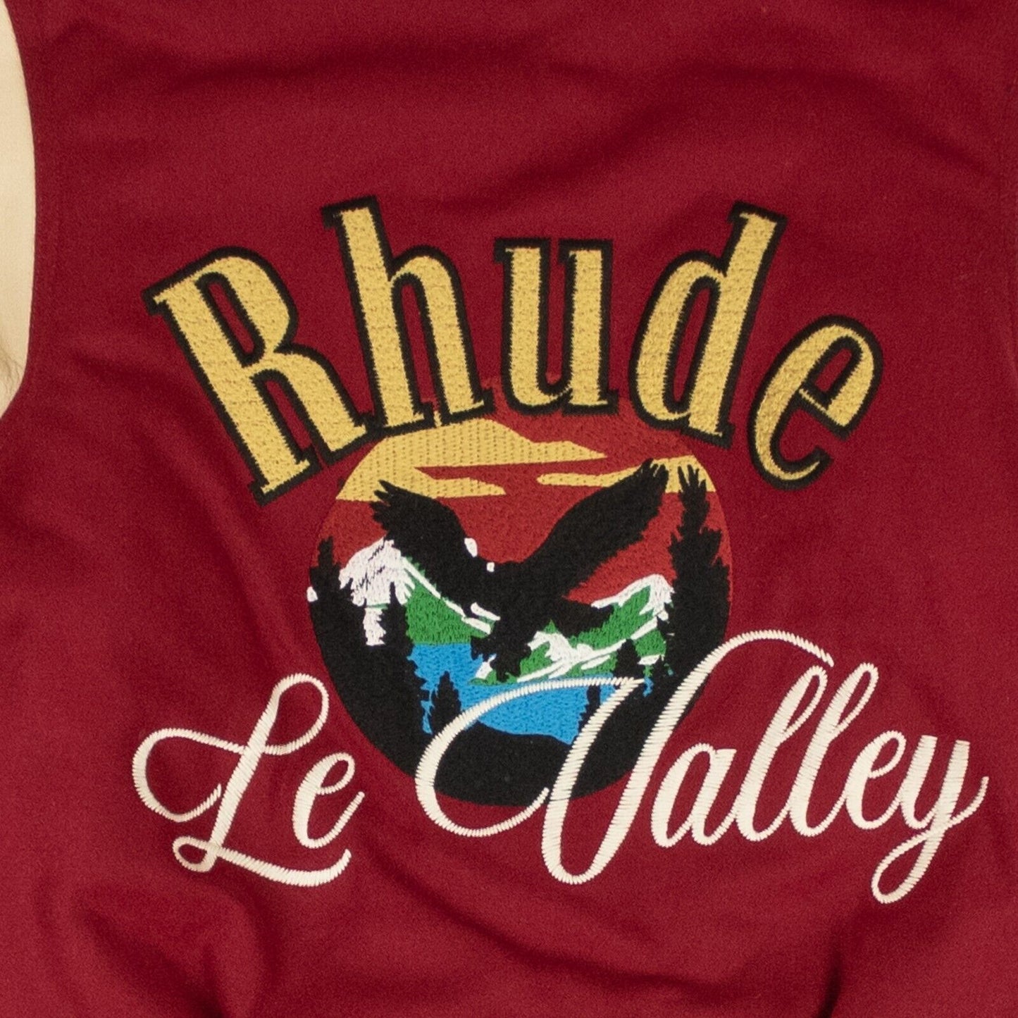 BOURDEAUX/CREAM LE VALLEY VARSITY JACKET