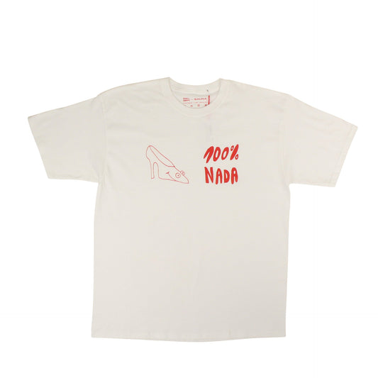 Sauna 100% Nada T-Shirt 'Alberto Perera X Saun - White