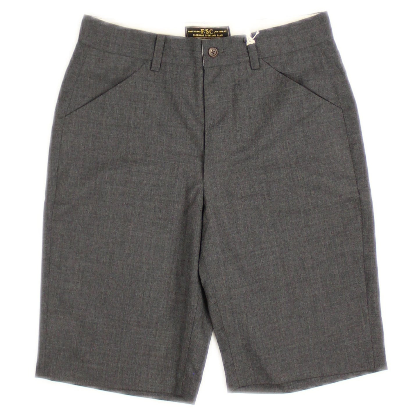 Freeman'S Sporting Club Stripe Wool Shorts - Gray
