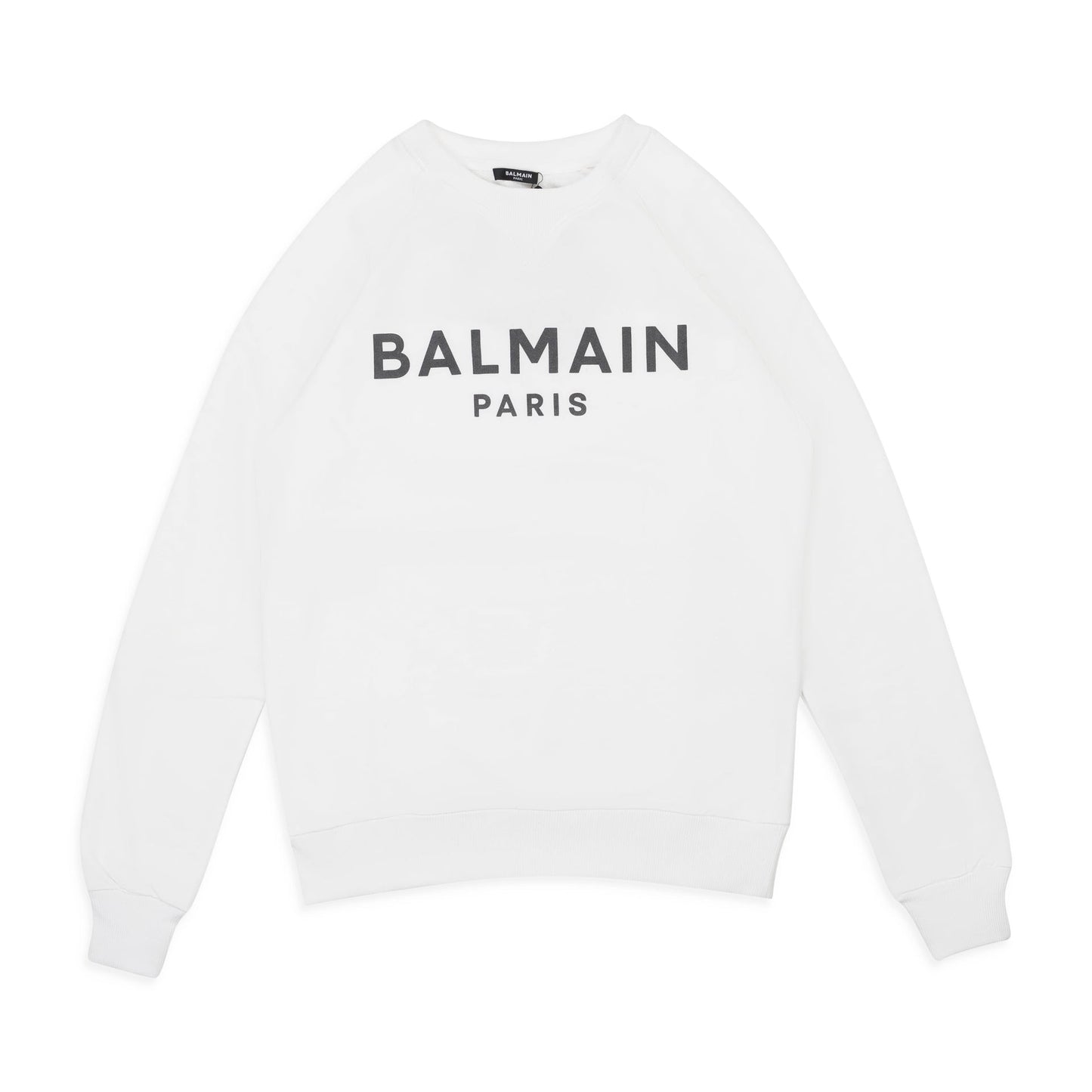 LOGO CREWNECK WHITE SWEATSHIRT