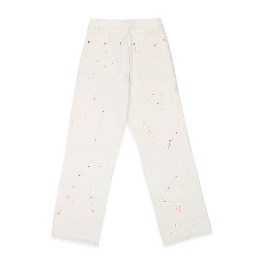 WORK WHITE STRAIGHT JEANS