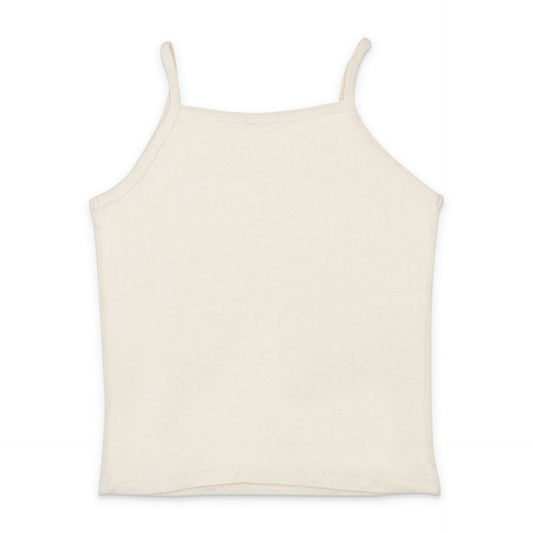POINTELLE CREAM TANK