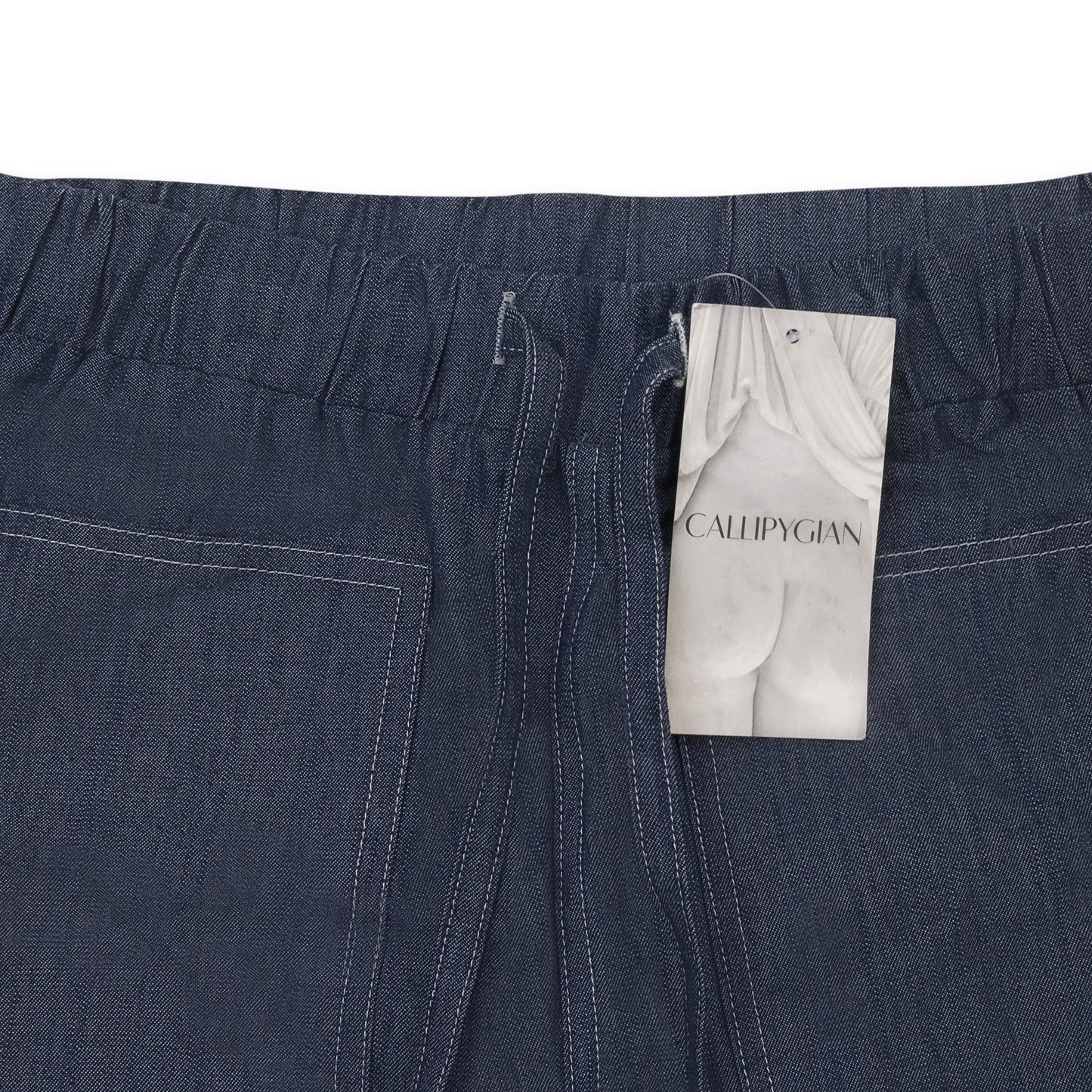 INDIGO DENIM SHORTS