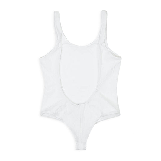 REINA OLGA FOR A RAINY DAY WHITE ONE-PIECE