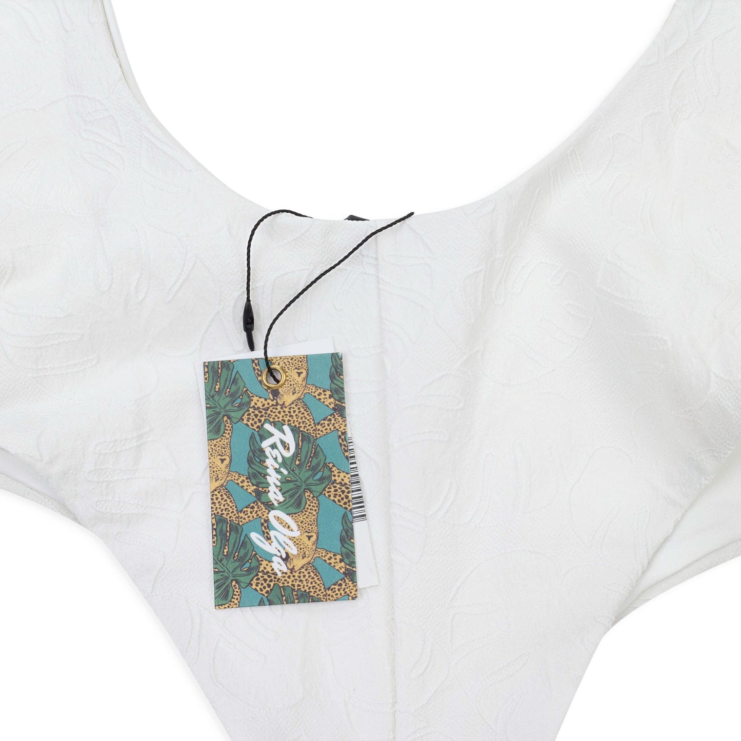 REINA OLGA FOR A RAINY DAY WHITE ONE-PIECE