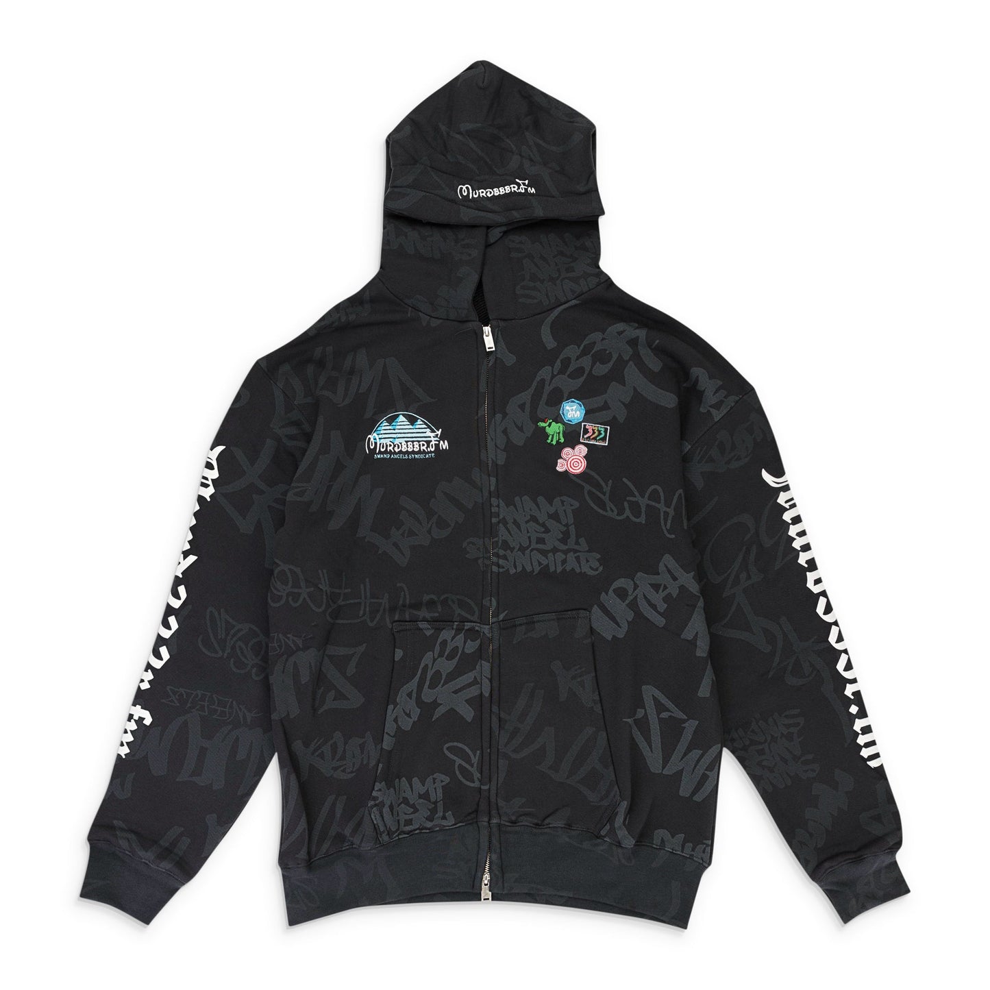 MURD333R.FM BLACK DISN333 HOODIE