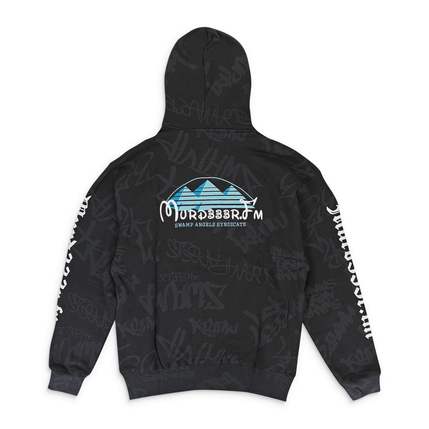 MURD333R.FM BLACK DISN333 HOODIE
