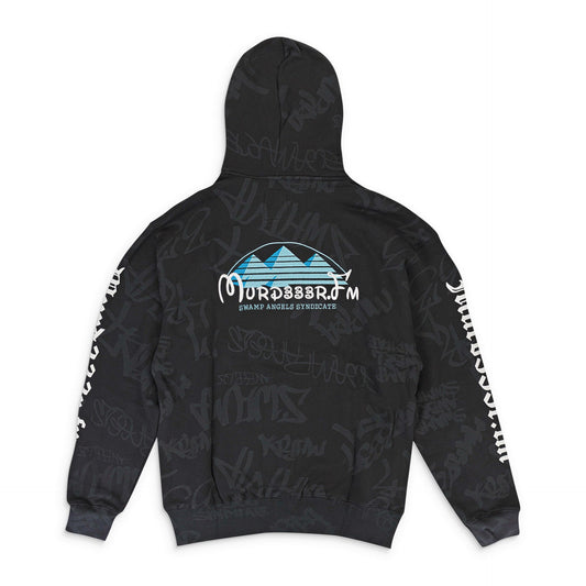 MURD333R.FM BLACK DISN333 HOODIE