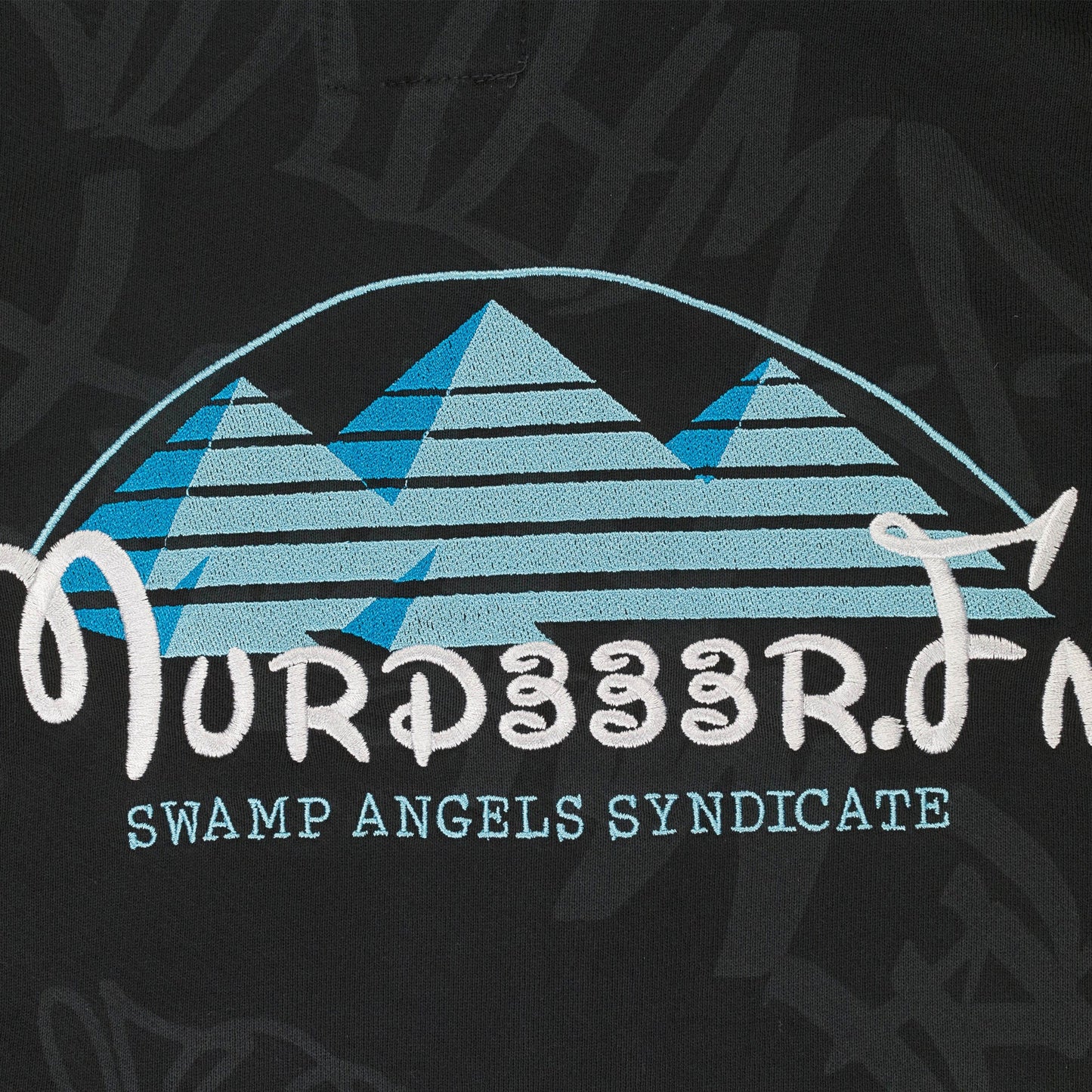 MURD333R.FM BLACK DISN333 HOODIE