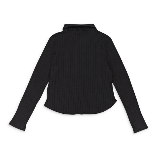 KEYHOLE BLACK CARDIGAN