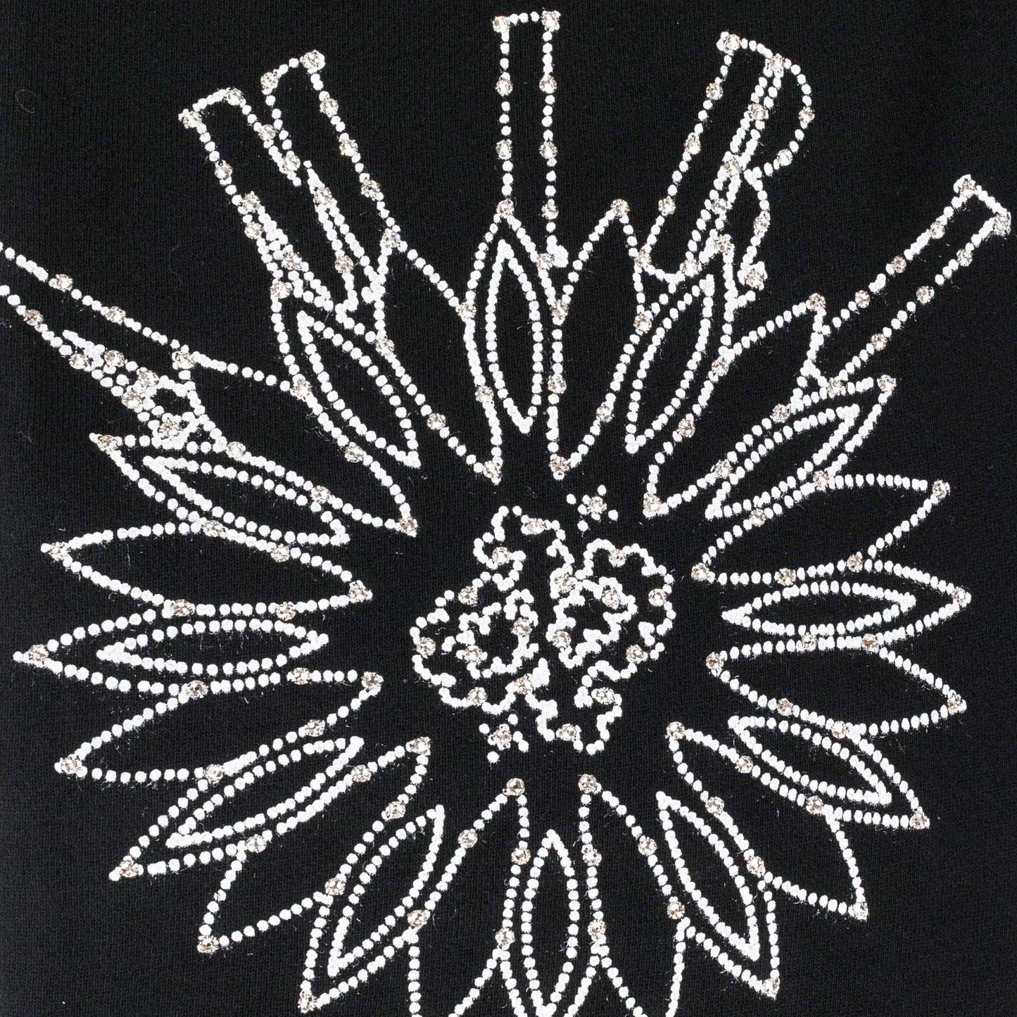 CRYSTAL STICK POKE BLACK SWEATPANTS