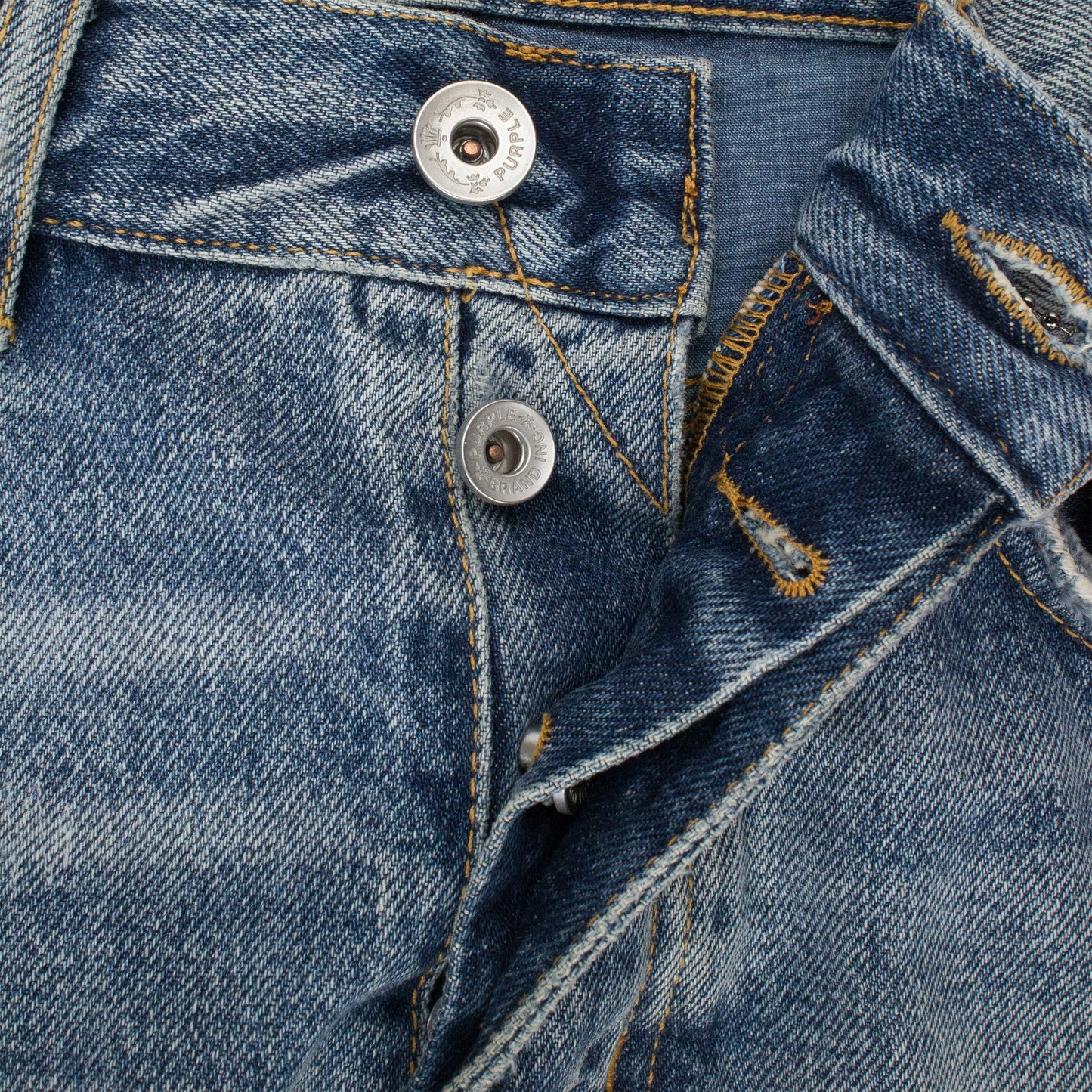 MID SHADOW REPAIR Indigo SKINNY JEANS
