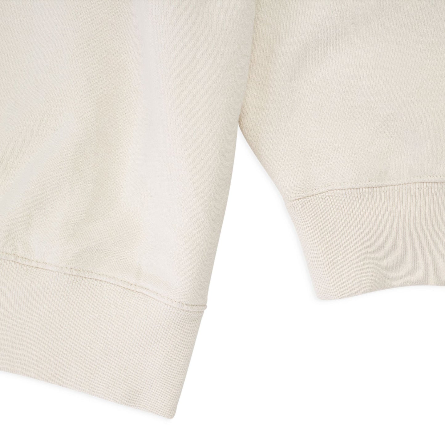 LOGO ALL OVER PRINT BEIGE SWEATSHIRT