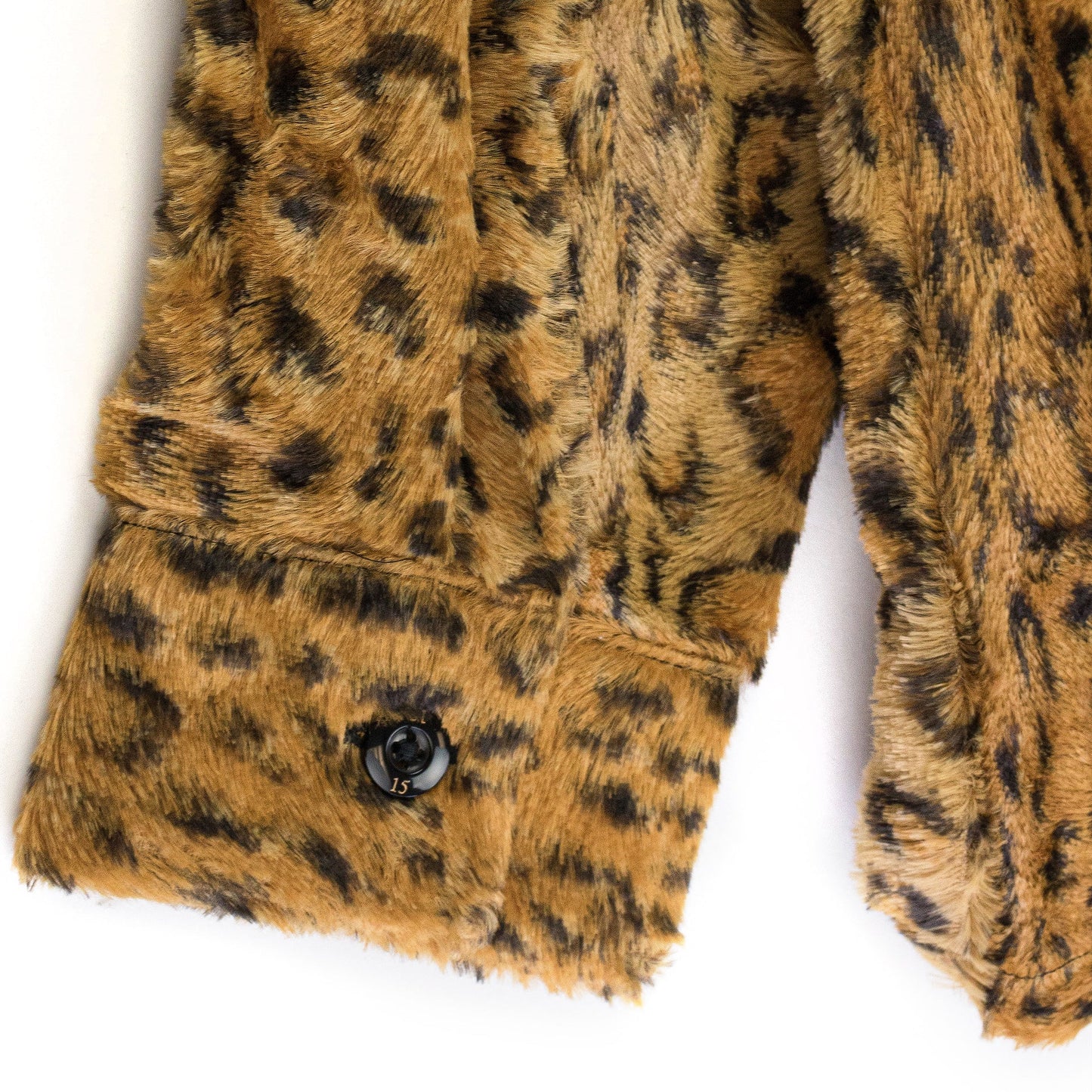 LEOPARD FUR LS MULTI CASUAL BUTTON DOWN SHIRT