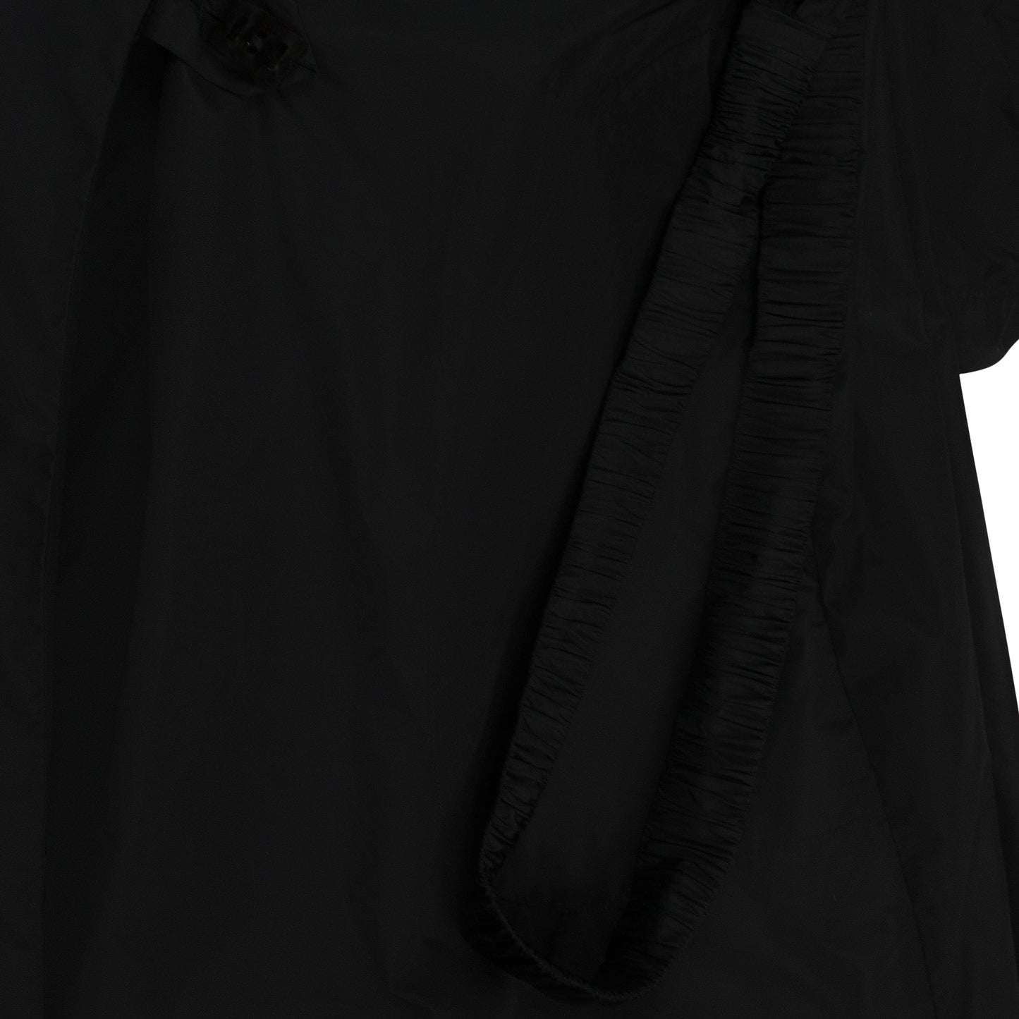 NYLON BLACK RAINCOAT