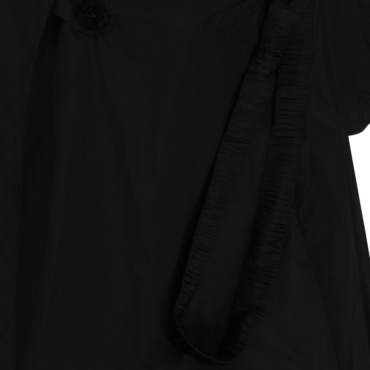 NYLON BLACK RAINCOAT