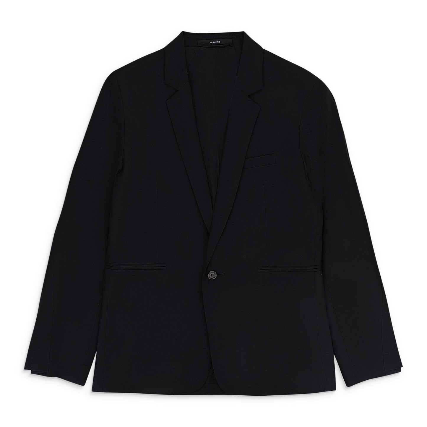 FOLDED TAILORED BLACK JACKET