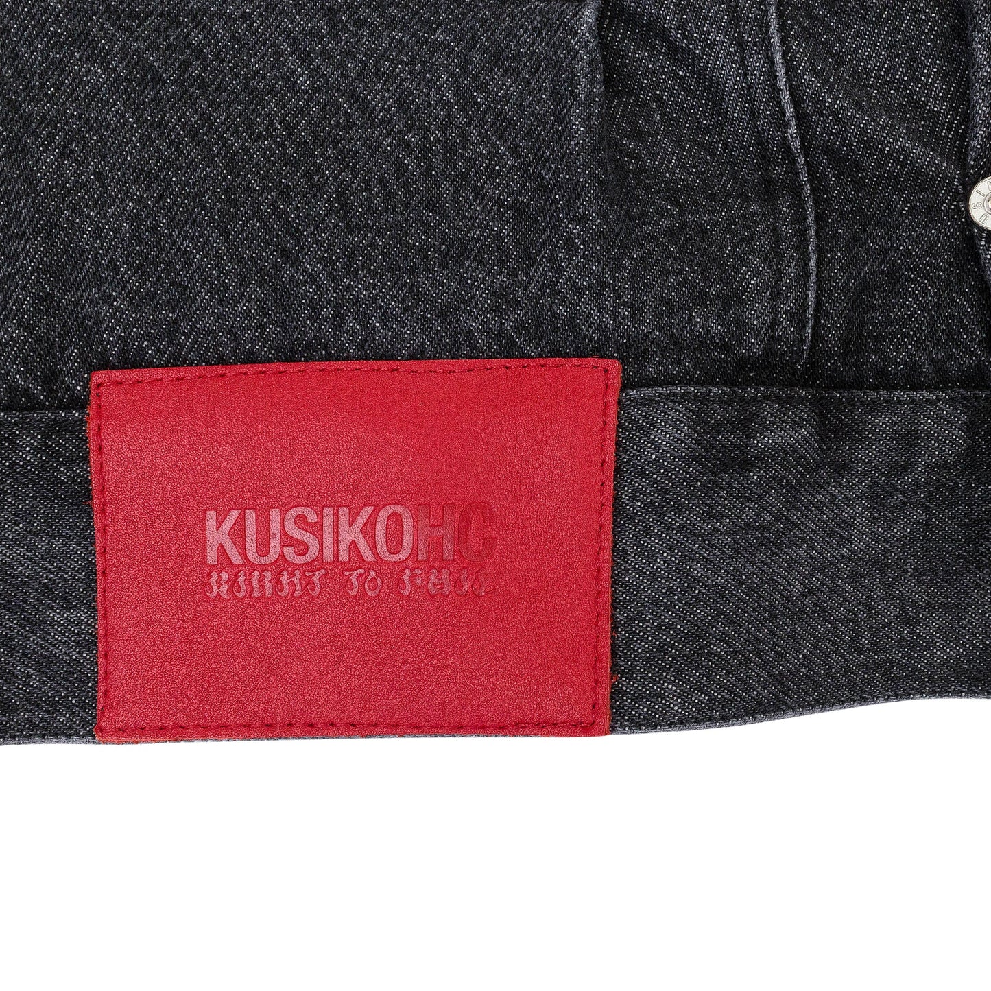 PADDED MULTI RIVET DENIM JACKET