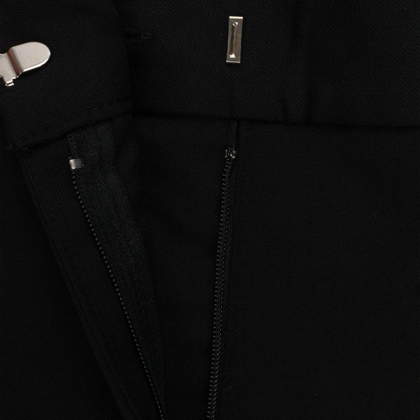 BLACK SUIT TROUSERS