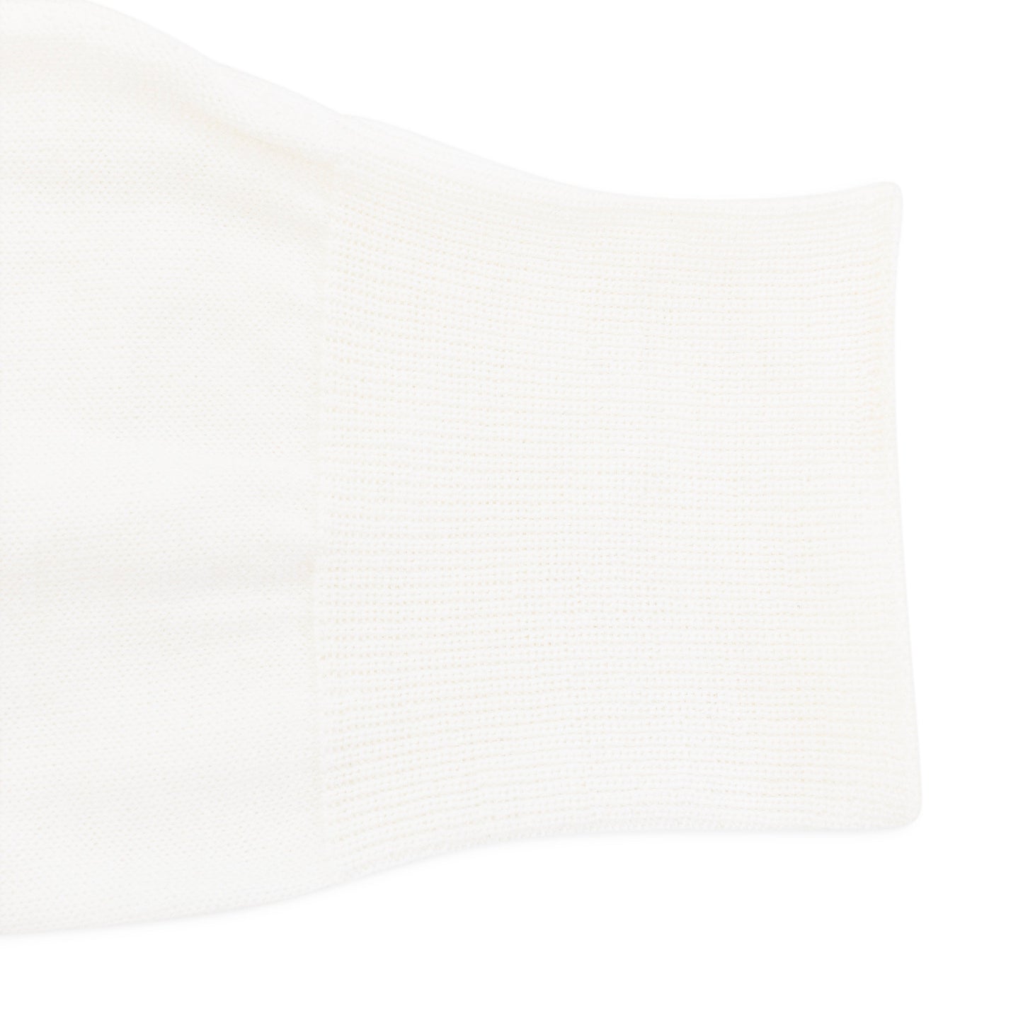 WHITE TROMPE SWEATER