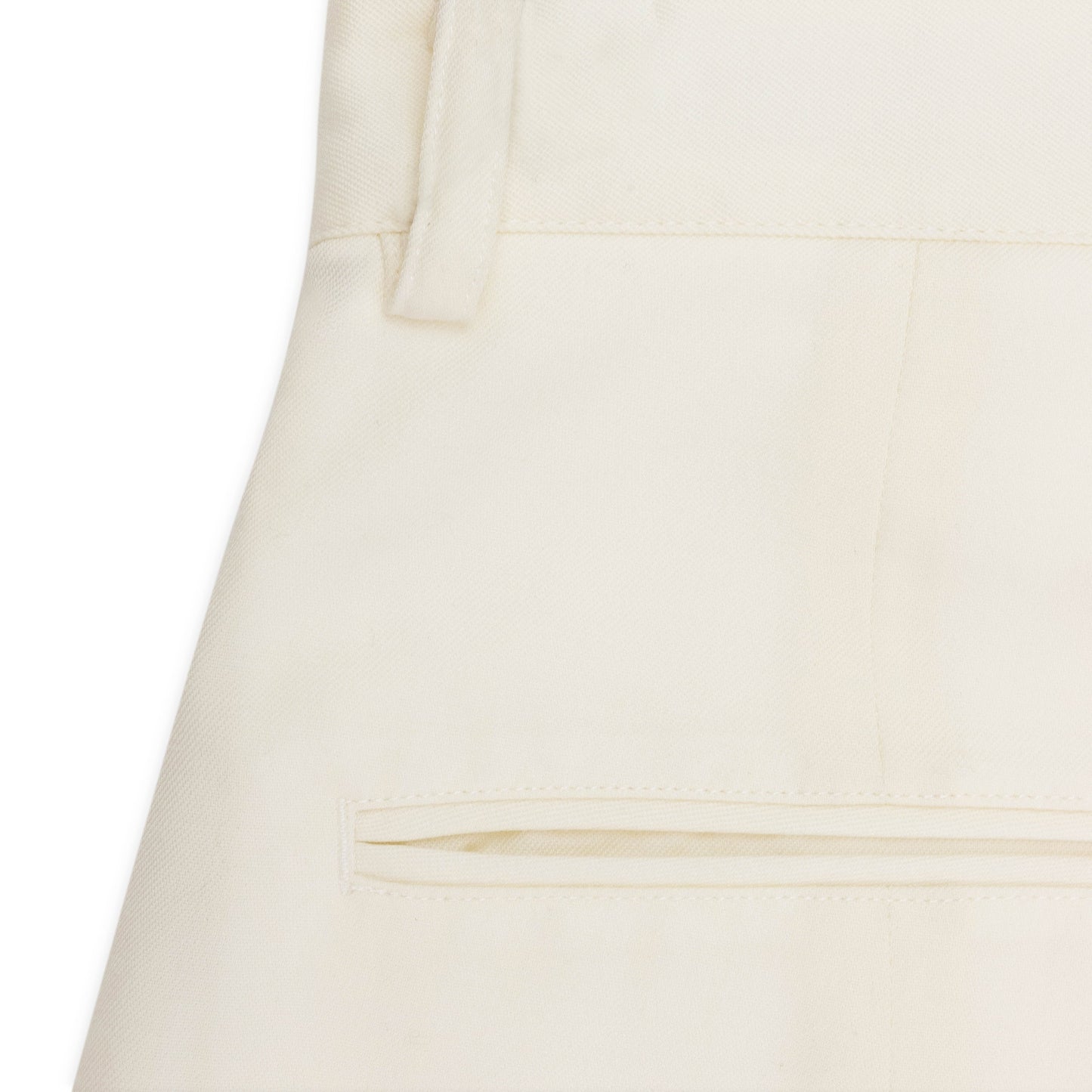 WHITE BACK VENTED TROUSER