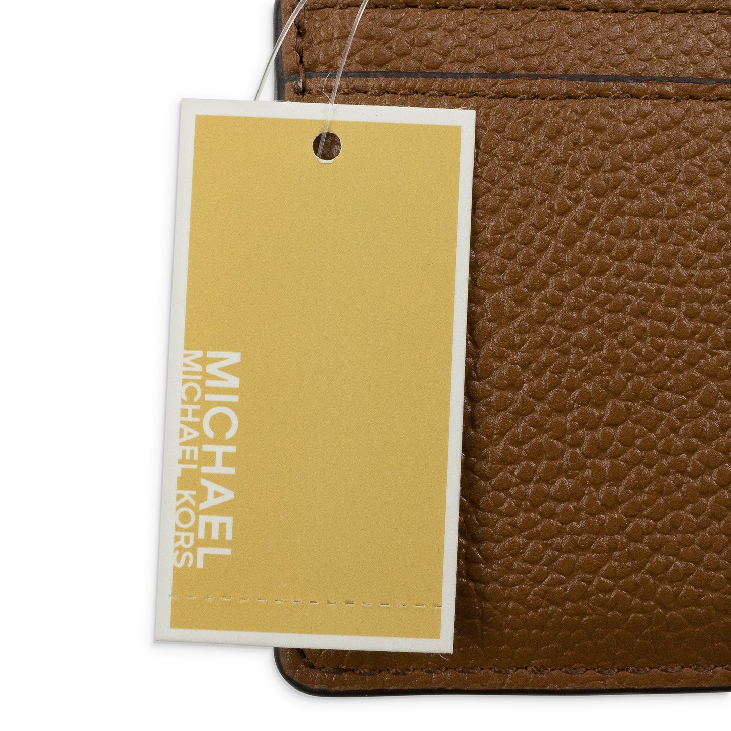 BROWN CARD CASE LEATHER CARDHOLDER