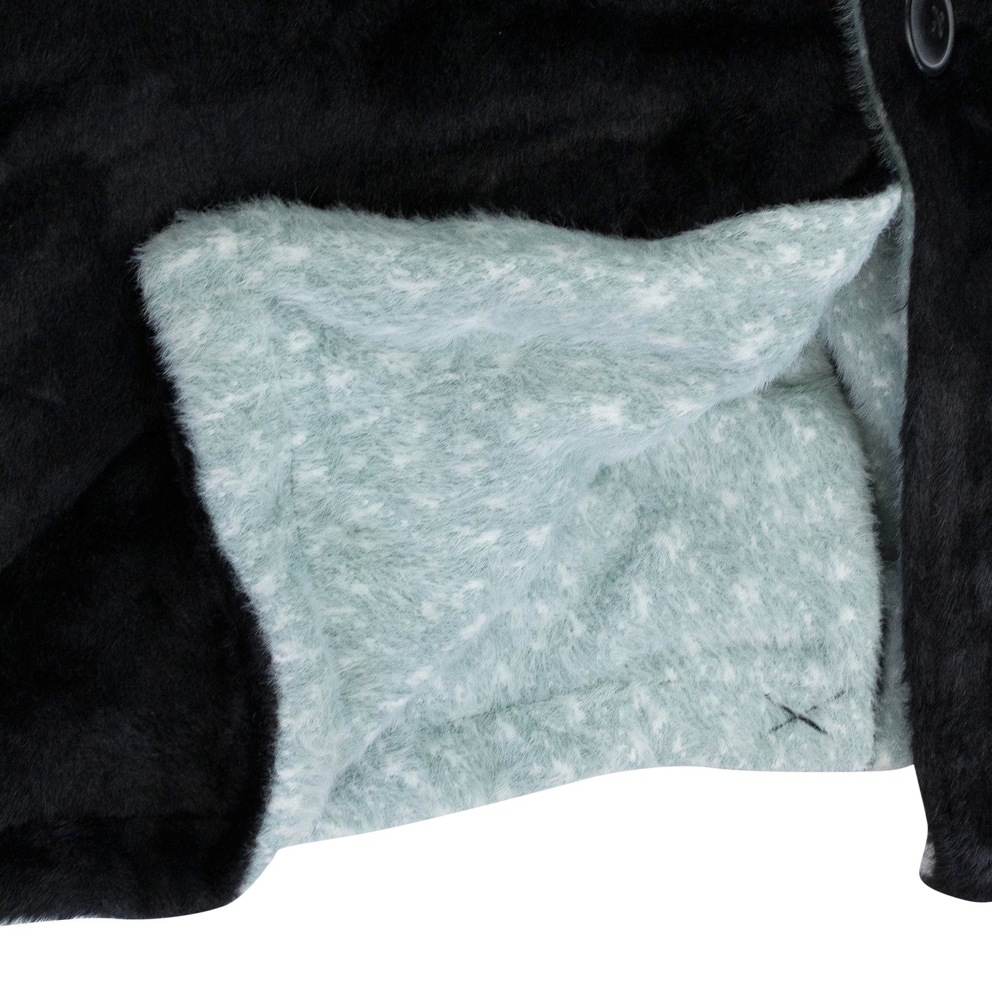BLACK,WHITE TEXTURED REVERSABLE MAC COAT