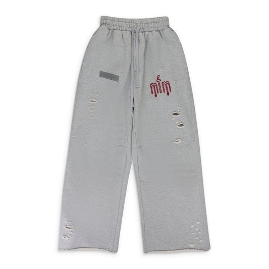 Grey MURD333R.FM Special Ops Sweatpants