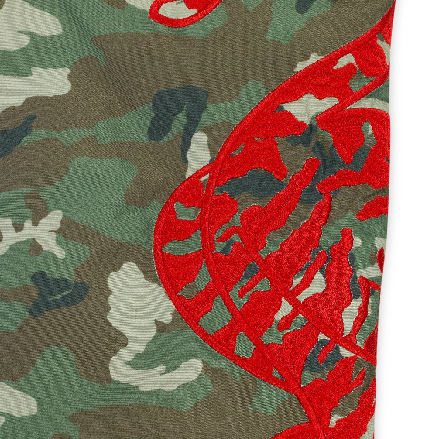 MURD333R.FM GREEN/RED CAMO SPECIAL OPS BOMBER JACKET