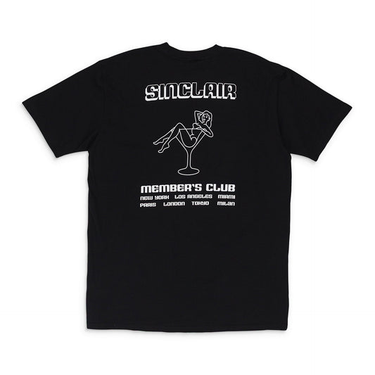 BLACK MEMBERS CLUB TOUR T-SHIRT