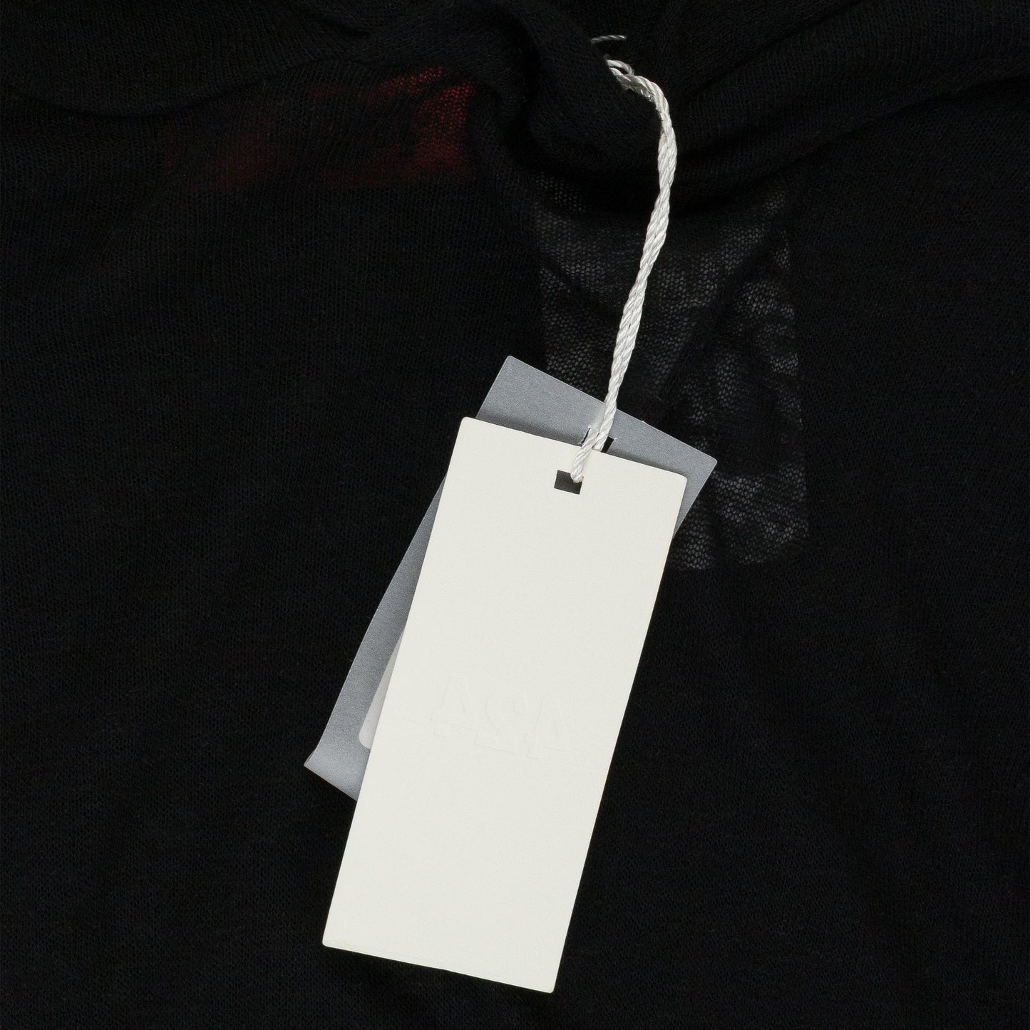 BLACK MESH LONG SLEEVE HOODIE