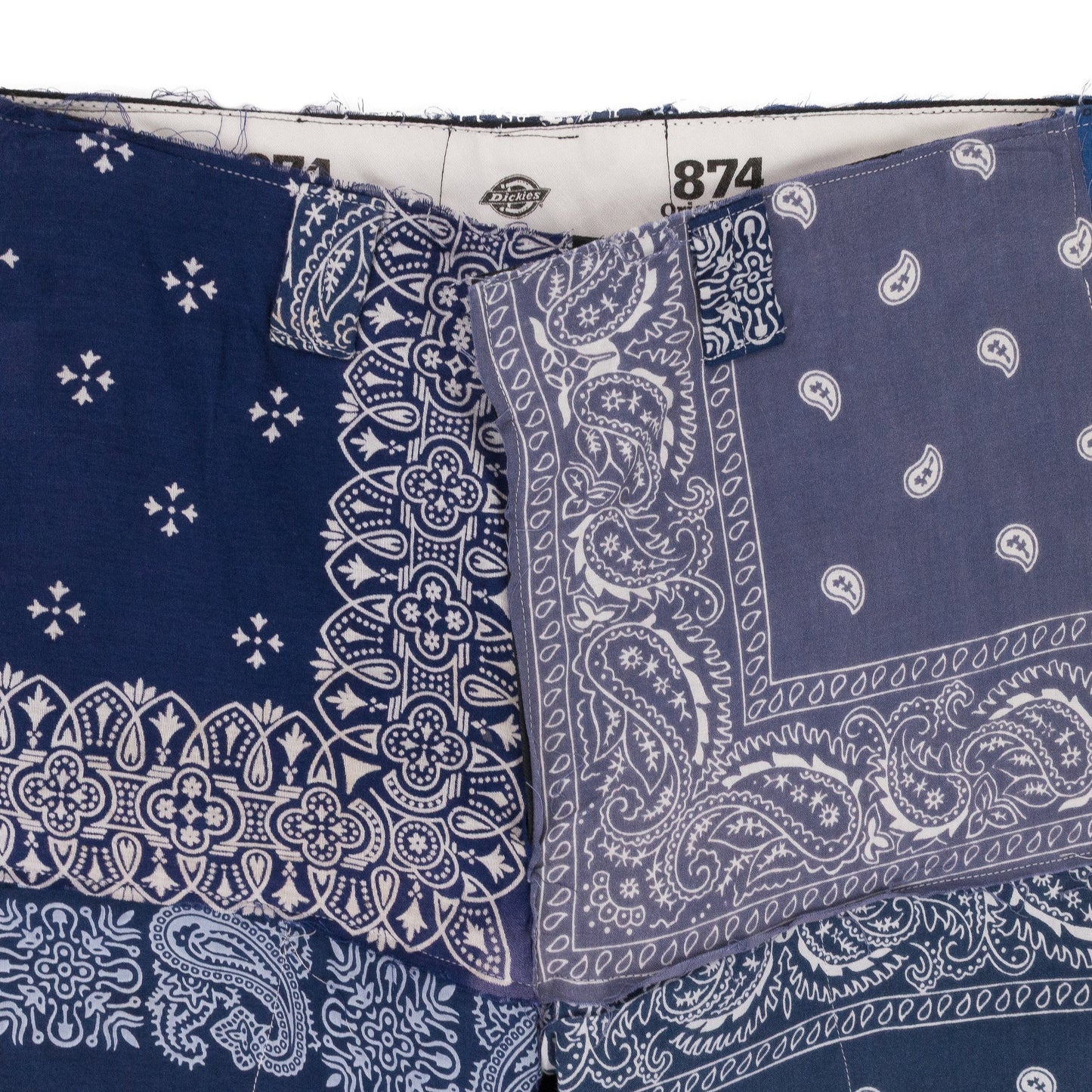 NAVY BANDANA D TROUSERS