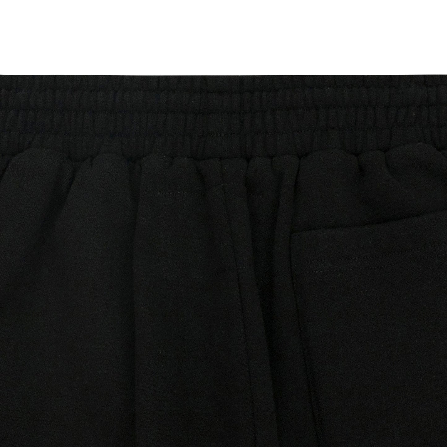 BLACK OG WEB V2 RHINESTONE SHORTS