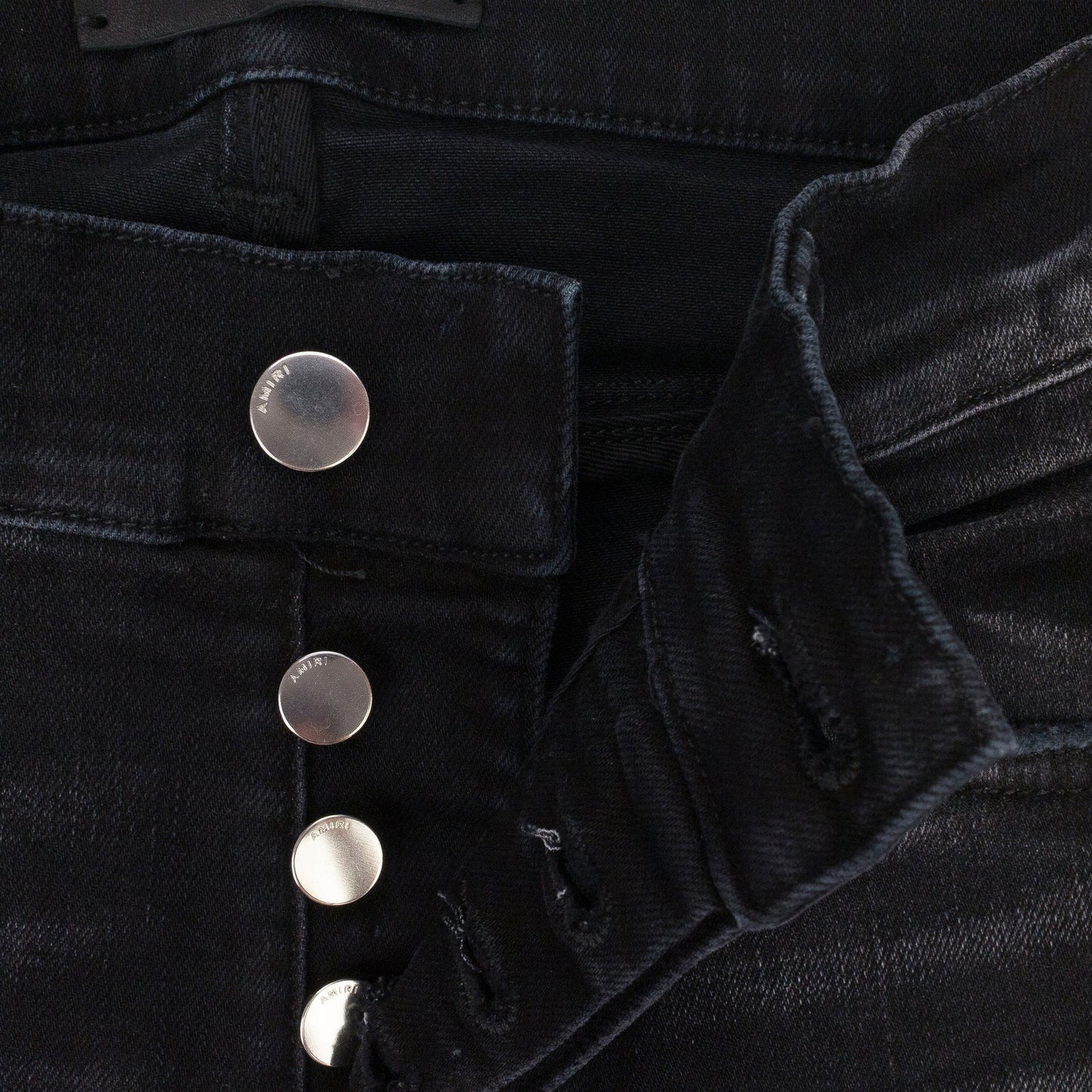 AGED BLACK MA DRIP JEANS