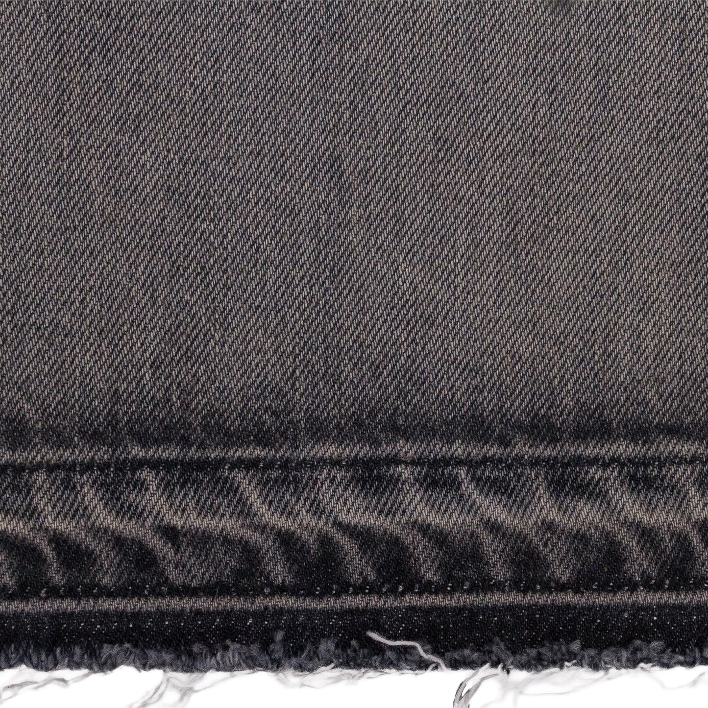 AGED BLACK HIGH RISE WIDE LEG JEANS