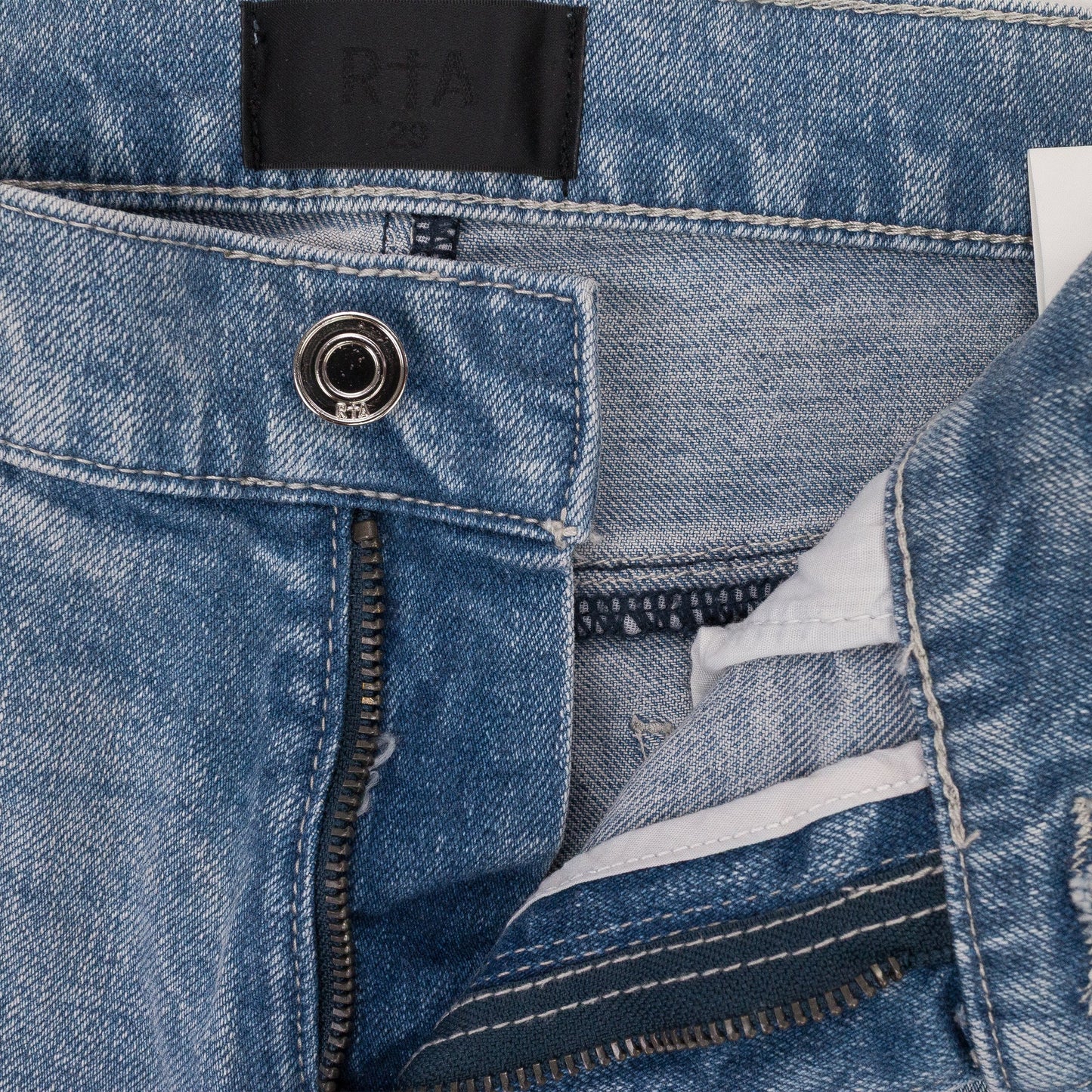 BLUE FADED SKINNY JEANS