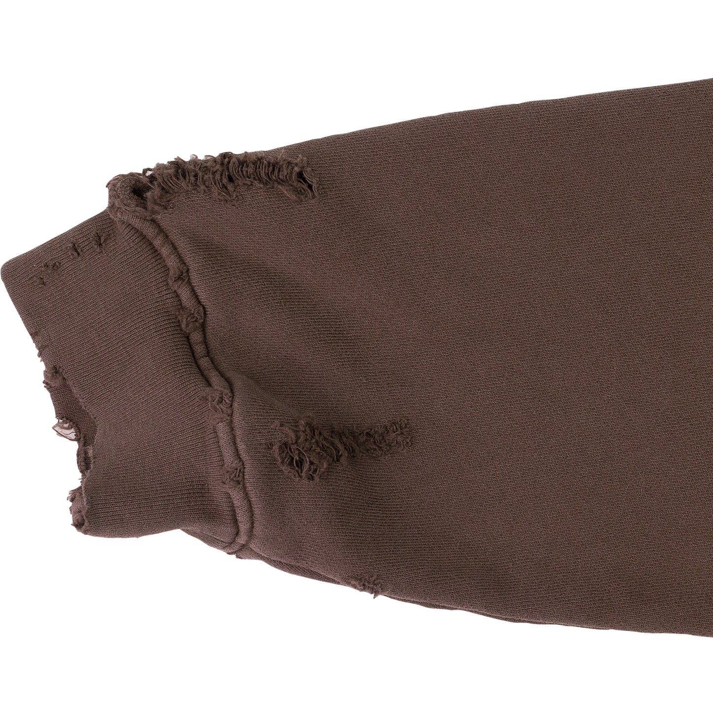 BROWN PALY BLANK HOODED SWEATSHIRT